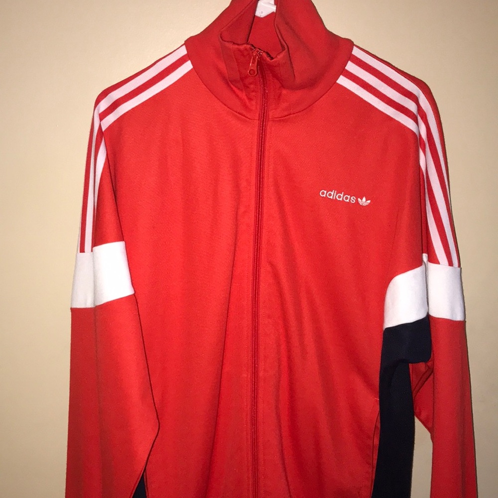 Adidas Orange Tracksuit